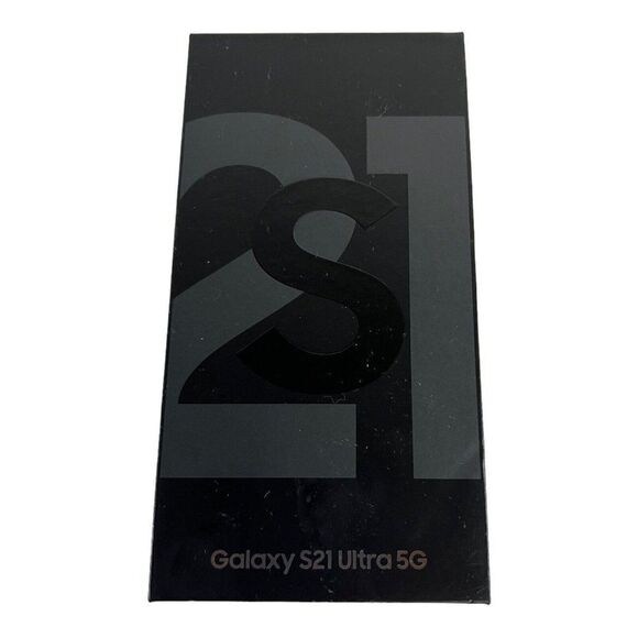 Genuine Samsung Galaxy S21 Ultra / S21+ / S21 5G EMPTY Box ONLY - With Cable - Picture 1 of 4